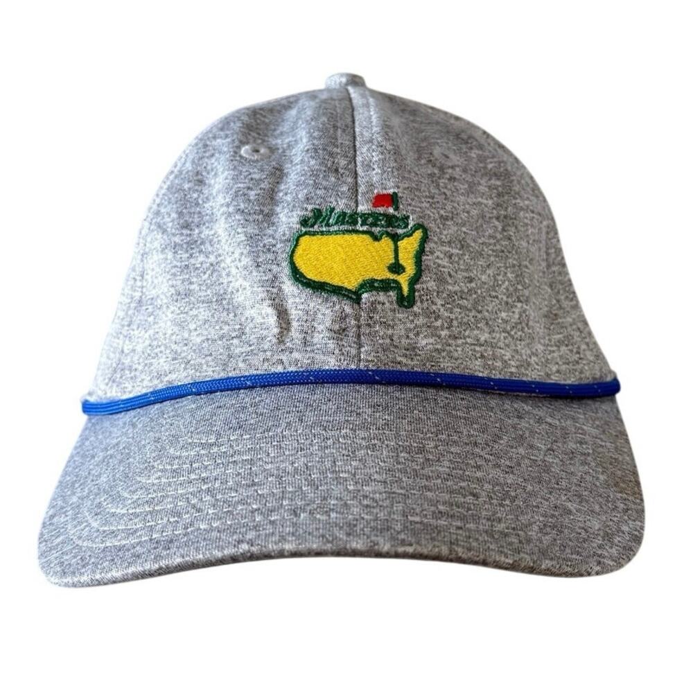 Masters Augusta National Gray Rope Hat Golf Dad Cap Adjustable